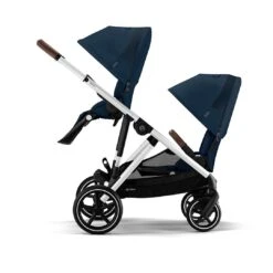 CYBEX Gazelle S Seat Unit (2023) - Ocean Blue - Silver -Cybex cybex gazelle second seat ocean blue flat 4