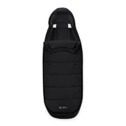 CYBEX Gold Footmuff - Moon Black -Cybex cybex gold footmuff moon black footmuff flat 3