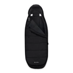 CYBEX Gold Footmuff - Moon Black -Cybex cybex gold footmuff moon black footmuff flat 5
