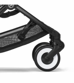 Cybex Libelle 2 Compact Stroller + Aton 2 SensorSafe Travel System Bundle - Ocean Blue / Lavastone Black -Cybex cybex libelle 2 compact stroller aton 2 sensorsafe travel system bundle lava grey lavastone black 66