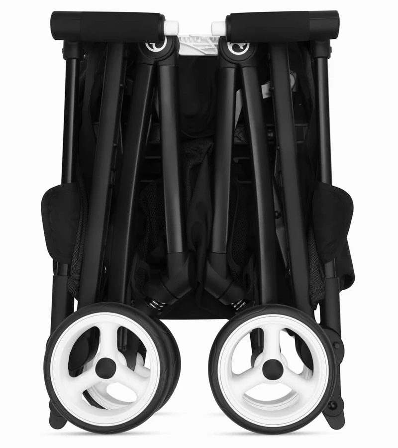 Cybex Libelle Compact Stroller + Aton 2 SensorSafe Travel System Bundle - Deep Black / Lavastone Black 9 Cybex Libelle Compact Stroller + Aton 2 SensorSafe Travel System Bundle - Deep Black / Lavastone Black - Image 7