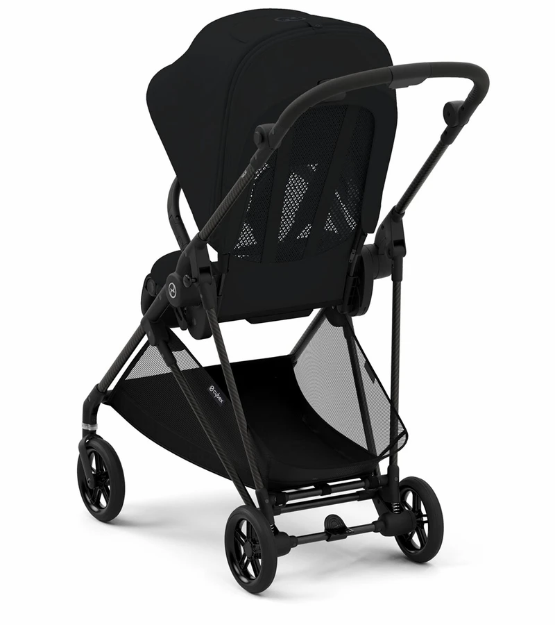 Cybex Melio Carbon 3 Stroller + Aton 2 SensorSafe Travel System Bundle - Moon Black / Lavastone Black 9 Cybex Melio Carbon 3 Stroller + Aton 2 SensorSafe Travel System Bundle - Moon Black / Lavastone Black - Image 7