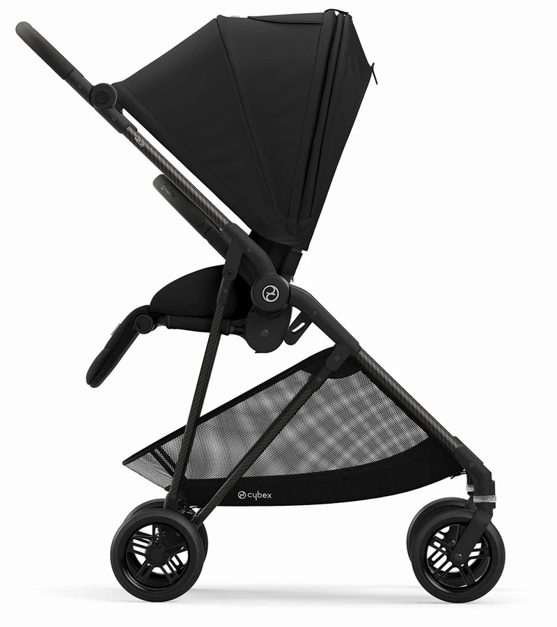 Cybex Melio Carbon + Aton 2 Travel System Bundle - Deep Black / Lavastone Black 6 Cybex Melio Carbon + Aton 2 Travel System Bundle - Deep Black / Lavastone Black - Image 4
