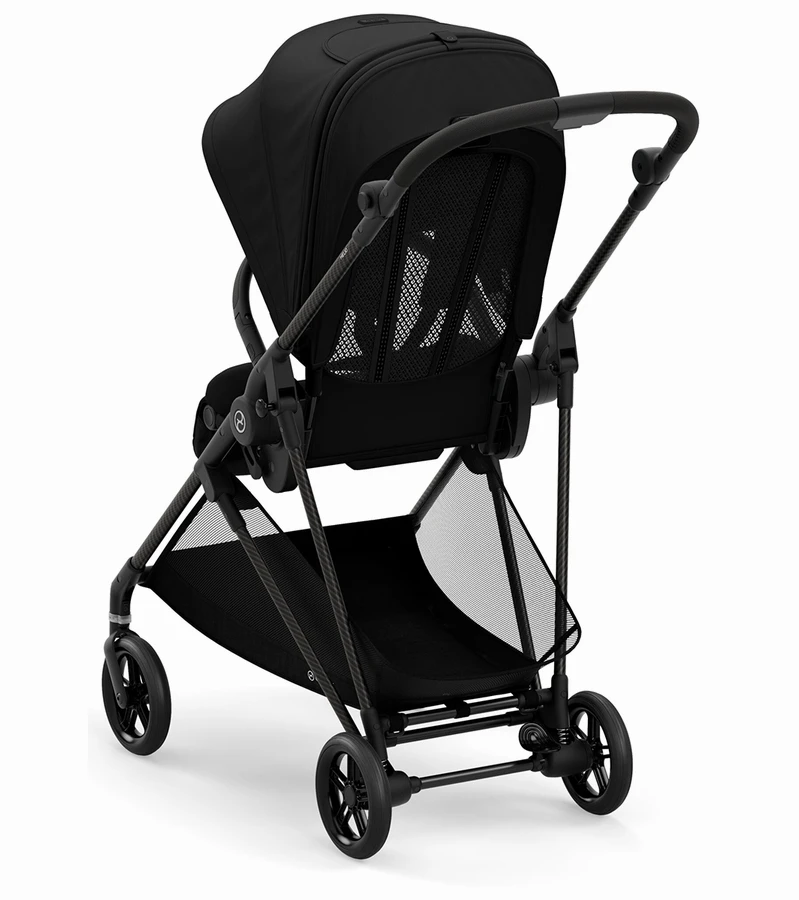 Cybex Melio Carbon + Aton 2 Travel System Bundle - Deep Black / Lavastone Black 8 Cybex Melio Carbon + Aton 2 Travel System Bundle - Deep Black / Lavastone Black - Image 6