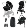 CYBEX Melio 2023 Comfort Bundle - Moon Black