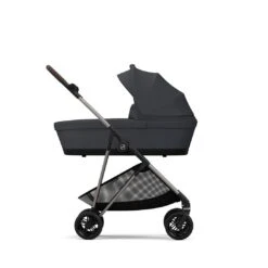CYBEX Melio Cot 2023 - Monument Grey -Cybex cybex melio cot monument grey flat 5