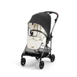 CYBEX Melio Pushchair 2023 - Cotton White -Cybex cybex melio pushchair cotton white flat 4