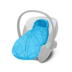 CYBEX Snøgga Mini Footmuff - Beach Blue -Cybex cybex mini snogga footmuff beach blue flat 7