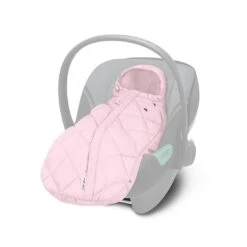CYBEX Snøgga Mini Footmuff 2023 - Powdery Pink -Cybex cybex mini snogga footmuff poweder pink flat 4