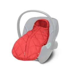 CYBEX Snøgga Mini Footmuff - Hibiscus Red -Cybex cybex mini snogga footmuff red flat 6