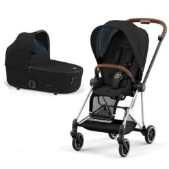 CYBEX Mios Pushchair - Conscious Collection - Onyx Black (2022) -Cybex cybex mios concious brands chrome brown carrycot flat
