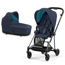 CYBEX Mios Pushchair - Conscious Collection - Dark Navy (2022) 15 CYBEX Mios Pushchair - Conscious Collection - Dark Navy (2022) -Cybex cybex mios concious brands dark navy matt black carrycot flat