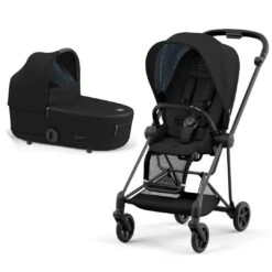 CYBEX Mios Pushchair - Conscious Collection - Onyx Black (2022) -Cybex cybex mios concious brands matt black carrycot flat