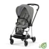 CYBEX Mios Pushchair - Conscious Collection - Pearl Grey (2022) -Cybex cybex mios concious brands pearl grey chrome black flat