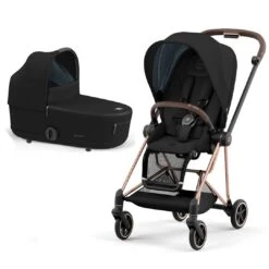 CYBEX Mios Pushchair - Conscious Collection - Onyx Black (2022) -Cybex cybex mios concious brands rose gold carrycot flat