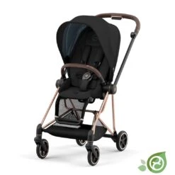 CYBEX Mios Pushchair - Conscious Collection - Onyx Black (2022) -Cybex cybex mios concious brands rose gold flat