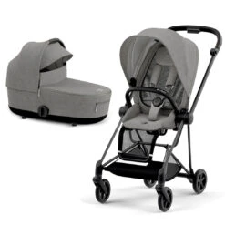 CYBEX Mios Pushchair Plus - Manhattan Grey (2022) -Cybex cybex mios pushchair plus manhattan grey matt black lux