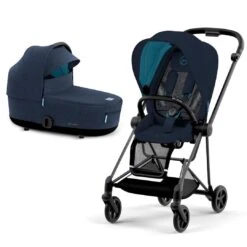 CYBEX Mios Pushchair Plus - Midnight Blue (2022) -Cybex cybex mios pushchair plus midnight blue matt black lux