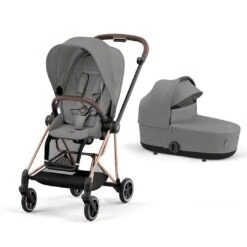 CYBEX Mios Pushchair - Mirage Grey 29 CYBEX Mios Pushchair - Mirage Grey -Cybex cybex mios rose gold lux carrycot mirage grey flat