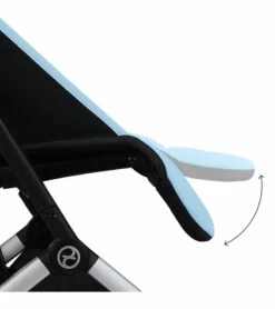 Cybex Orfeo Compact Stroller + Aton G SensorSafe Travel System Bundle - Beach Blue / Moon Black -Cybex cybex orfeo compact stroller aton g sensorsafe travel system bundle beach blue moon black 10