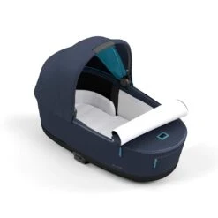 CYBEX Priam Conscious Collection Lux Carrycot - Dark Navy -Cybex cybex priam conscious collection lux carrycot dark navy 2