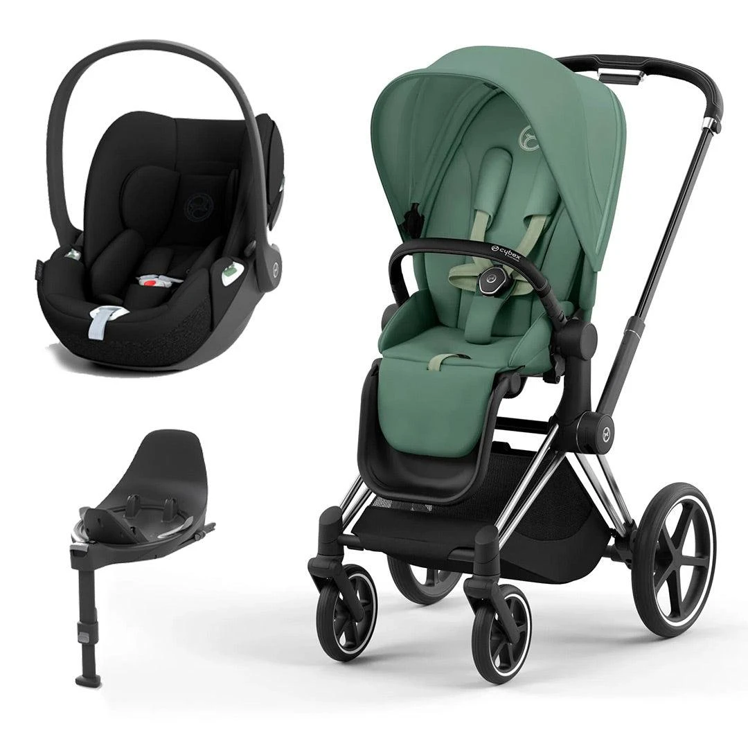 CYBEX Priam Cloud T Travel System - Leaf Green 4 CYBEX Priam Cloud T Travel System - Leaf Green - Image 2
