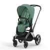 CYBEX Priam Pushchair - Leaf Green -Cybex cybex priam leaf green chrome black flat 7