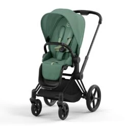 CYBEX Priam Pushchair - Leaf Green -Cybex cybex priam leaf green matt black flat 7