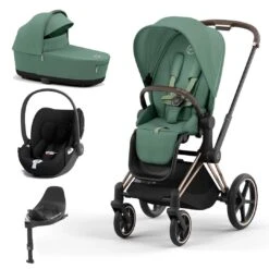 CYBEX Priam Cloud T Travel System - Leaf Green 32 CYBEX Priam Cloud T Travel System - Leaf Green -Cybex cybex priam leaf green rose gold cloud t flat 4