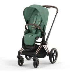 CYBEX Priam Pushchair - Leaf Green -Cybex cybex priam leaf green rose gold flat 7