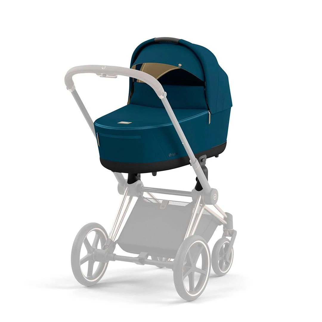 CYBEX Priam Lux Carrycot - Mountain Blue (2022) 6 CYBEX Priam Lux Carrycot - Mountain Blue (2022) - Image 4
