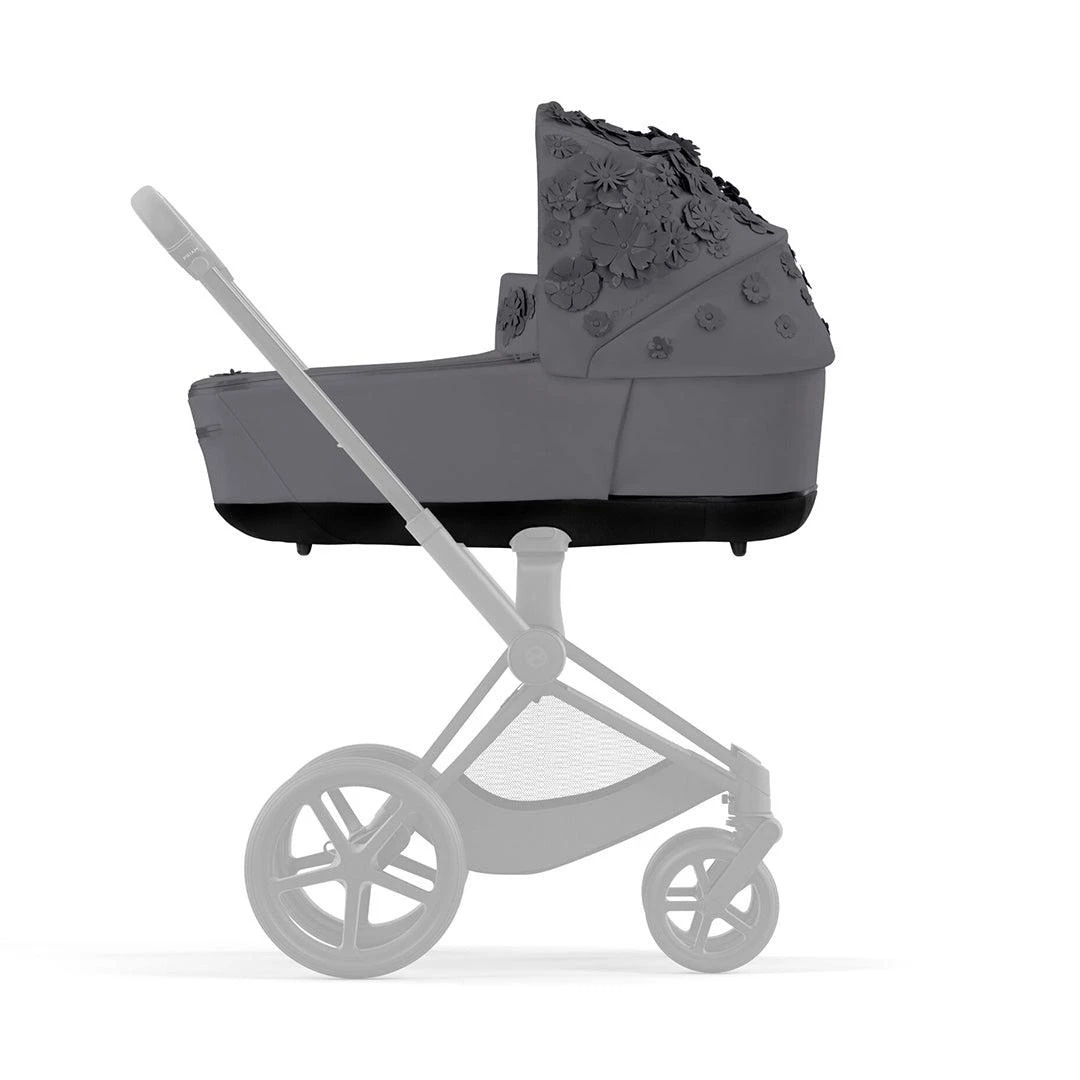 CYBEX Priam Lux Carrycot - Simply Flowers - Dream Grey (2022) 5 CYBEX Priam Lux Carrycot - Simply Flowers - Dream Grey (2022) - Image 3
