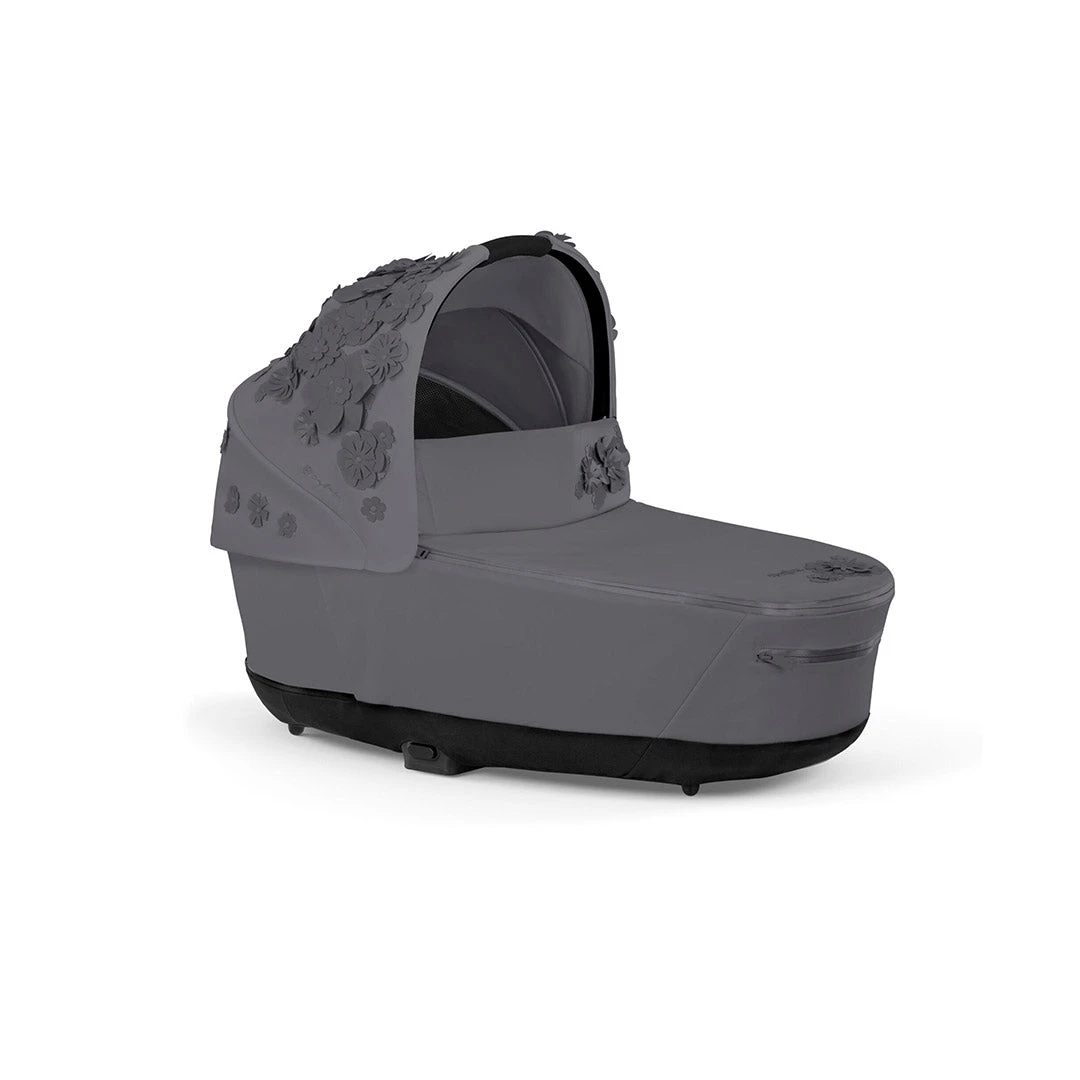 CYBEX Priam Lux Carrycot - Simply Flowers - Dream Grey (2022) 6 CYBEX Priam Lux Carrycot - Simply Flowers - Dream Grey (2022) - Image 4