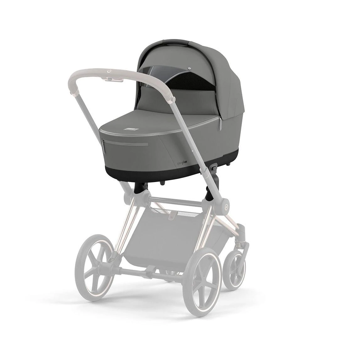 CYBEX Priam Lux Carrycot - Soho Grey (2022) 4 CYBEX Priam Lux Carrycot - Soho Grey (2022) - Image 2