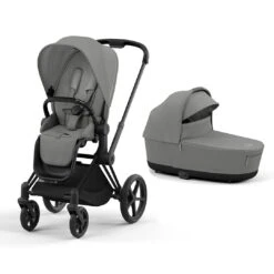 CYBEX Priam Pushchair - Mirage Grey 26 CYBEX Priam Pushchair - Mirage Grey -Cybex cybex priam mirage grey lux carrycot matt black flat