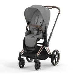 CYBEX Priam Pushchair - Mirage Grey 18 CYBEX Priam Pushchair - Mirage Grey -Cybex cybex priam mirage grey rose gold flat 5