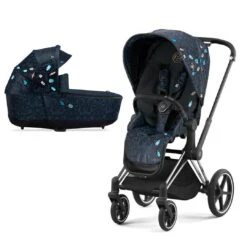 CYBEX Priam Pushchair - Jewels Of Nature (2022) -Cybex cybex priam pushchair jewels of nature lux carrycot chrome black frame