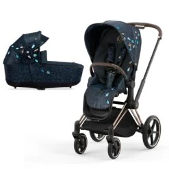 CYBEX Priam Pushchair - Jewels Of Nature (2022) -Cybex cybex priam pushchair jewels of nature lux carrycot rose gold frame