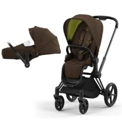 CYBEX Priam Pushchair - Khaki Green (2022) -Cybex cybex priam pushchair khaki green 2022 matt black lite