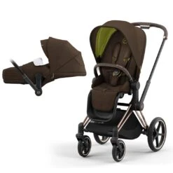 CYBEX Priam Pushchair - Khaki Green (2022) -Cybex cybex priam pushchair khaki green 2022 rose gold lite