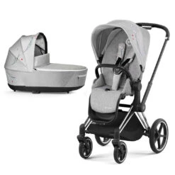 CYBEX Priam Pushchair - Koi (2022) -Cybex cybex priam pushchair koi lux carrycot chrome black frame