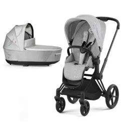 CYBEX Priam Pushchair - Koi (2022) -Cybex cybex priam pushchair koi lux carrycot matt black frame