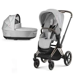 CYBEX Priam Pushchair - Koi (2022) -Cybex cybex priam pushchair koi lux carrycot rose gold frame