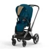 CYBEX Priam Pushchair - Mountain Blue (2022) -Cybex cybex priam pushchair mountain blue 2022 chrome black none