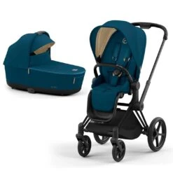 CYBEX Priam Pushchair - Mountain Blue (2022) -Cybex cybex priam pushchair mountain blue 2022 matt black lux