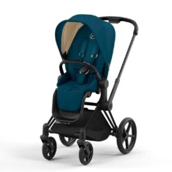 CYBEX Priam Pushchair - Mountain Blue (2022) -Cybex cybex priam pushchair mountain blue 2022 matt black none
