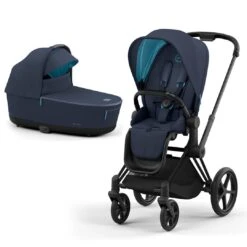 CYBEX Priam Pushchair - Nautical Blue (2022) -Cybex cybex priam pushchair nautical blue 2022 matt black lux