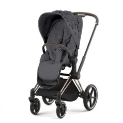 CYBEX Priam Pushchair - Simply Flowers - Dream Grey (2022) -Cybex cybex priam pushchair simply flowers dream grey rose gold frame