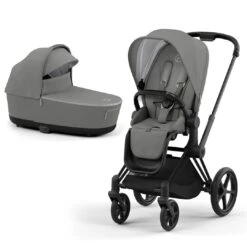 CYBEX Priam Pushchair - Soho Grey (2022) -Cybex cybex priam pushchair soho grey 2022 matt black lux