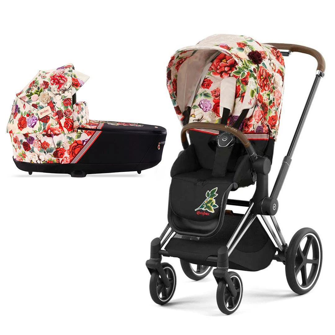 CYBEX Priam Pushchair - Spring Blossom - Light (2022) 8 CYBEX Priam Pushchair - Spring Blossom - Light (2022) - Image 6